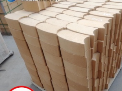 盛钢桶万能弧高铝砖 高铝异型砖 圆形组合砖 抗侵蚀用万能弧砖图2