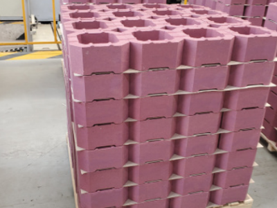 耐火材料 铬刚玉砖耐火材料厂家直供 玻璃窑用铬刚玉砖定制图3