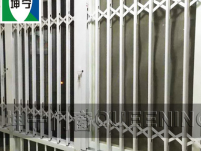 坤宁牌铝合金小花款内置阳台防盗网外置推拉防盗窗防护窗防锈门窗图2