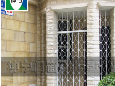 坤宁牌室内安装推拉型锰钢入户防盗门防盗网防止小孩外出物品失窃图2