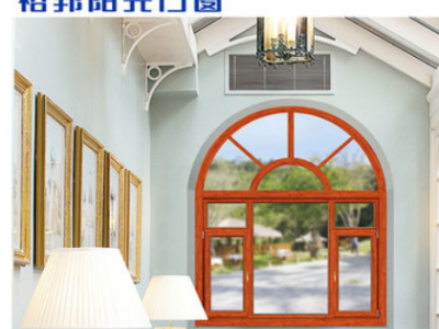 裕邦阳光 封阳台别墅落地窗户铝合金108断桥纱窗一体平开窗隔音窗图2