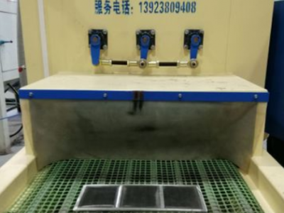 厂家直销铝合金产品自动喷砂机铝型材自动输送式喷砂机板材喷沙机图3