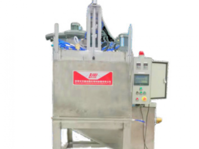 百鑫水砂混合转盘机 湿式转盘机 自动圆盘喷砂机图3