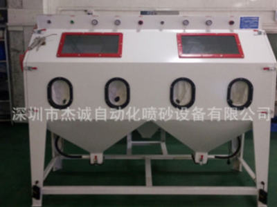 双工位双开门手动非标喷砂机 模具非标喷砂机 喷砂机生产厂家图2