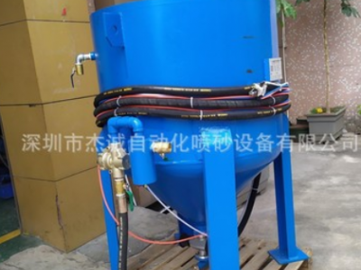 杰诚厂家供应全国各地移动喷砂机 户外除锈打砂翻新专用喷砂罐图2