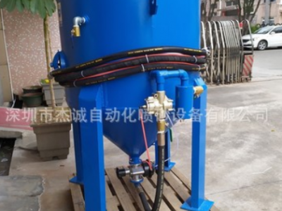 杰诚厂家供应全国各地移动喷砂机 户外除锈打砂翻新专用喷砂罐图3