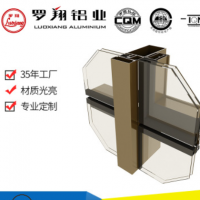 广东罗翔建筑铝合金型材 喷涂砂纹银白穿条隔热断桥门窗铝材