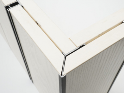 广州铝异型材厂家 护墙防撞遮缝装饰条加工定制 弧面T卡分隔线条图3