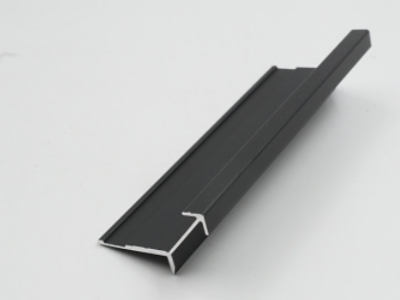 广州铝异型材厂家 护墙防撞遮缝装饰条加工定制 弧面T卡分隔线条图2