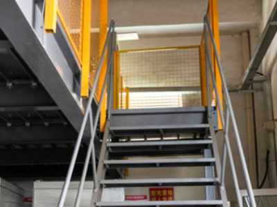 宇康定制阁楼式重型货架搭建可拆卸货架阁楼组合图3