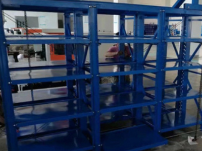 张家港货架仓库全开式轻量型模具货架三立柱抽屉式仓储摆放架定制图3