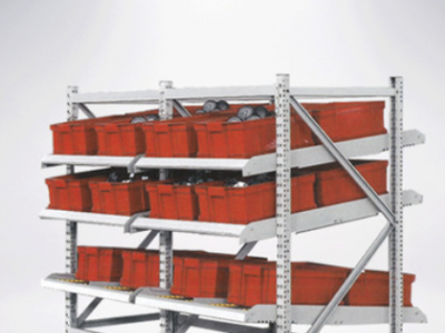 张家港重量型流利式货架流利条货架滑移式货架传送货架仓储货架图3