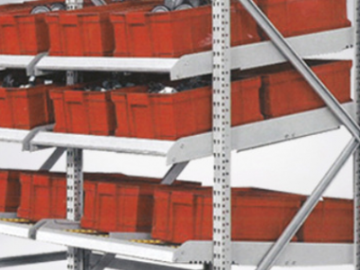 张家港重量型流利式货架流利条货架滑移式货架传送货架仓储货架图2