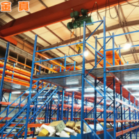 重型货架仓储设备中型货架 仓储可拆装组装平台式阁楼仓库货架