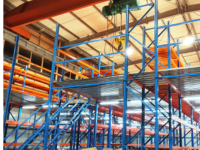 仓储货架 空间阁楼货架 钢平台货架重型摆列放置仓储货架可定制图2