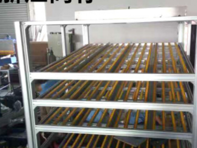 简存滑移式库房滚轮货架 先进先出重型流利式货架 厂家供应可定制图3