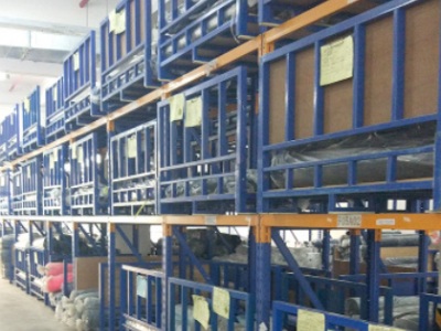 简存仓库仓储重型布匹货架 服装面料纺织布匹货架 巧固架堆垛定做图3