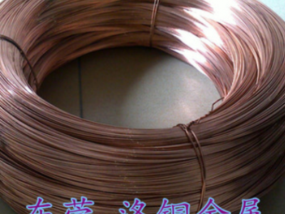 【东莞洛铜】电解紫铜线 镀镍黄铜线 无铅磷铜丝 抗疲劳铍铜线