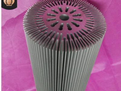 定制LED灯具太阳花散热器铝型材深加工 大功率工矿灯铝合金外壳图3