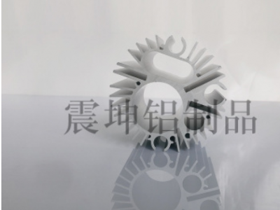 led灯具太阳花铝型材散热器 太阳花铝合金散热器 氧化着色深加工