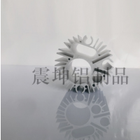 led灯具太阳花铝型材散热器 太阳花铝合金散热器 氧化着色深加工