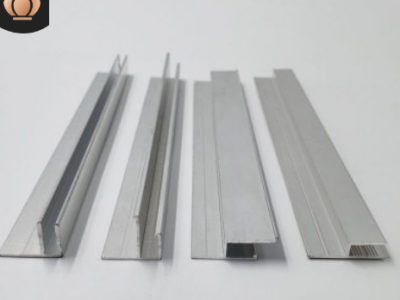 软膜天花吊顶铝型材龙骨扁码HF扁码双扣码卡布内嵌橱窗灯箱铝合金图2