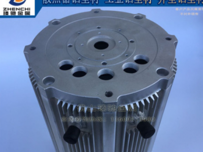 水冷马达铝制外壳 油冷马达外壳 新能源汽车铝制外壳图2