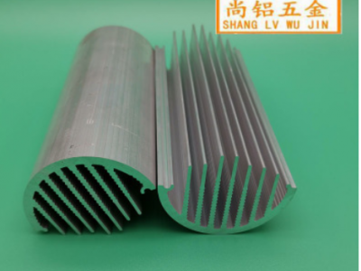 厂家开模定制异形铝合金铝型材 定制高难度密齿散热器铝型材加工图2