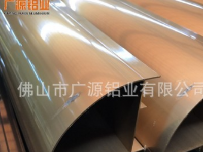 佛山厂家生产电泳黑铝型材 铝合金电泳香槟 开模定制铝挤出型材图2