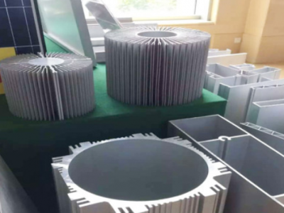 佛山LED铝外壳加工铝合金散热器密齿工业铝型材定制可开模订做图2