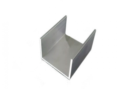 玻璃固定卡槽铝合金U形槽铝型材滑槽包边U型铝材条10*10*1内槽8mm图3