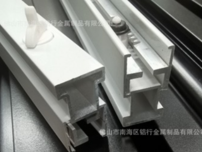 佛山铝型材加工厂CNC钻孔加工欧美电动百叶窗铝合金框架型材图3