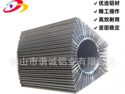 加工定制 各种LED灯散热器 多公头异形铝合金型材 太阳花铝型材图2