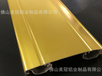 定制各种规格装饰料三酸氧化电泳表面铝合金卷闸门型材卷闸门图2
