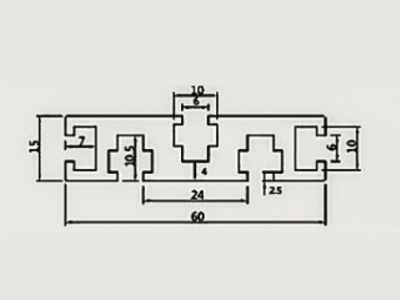工业铝型材1560 流水线型材1560G 铝材铝合金国标 雕刻机面板导轨图3