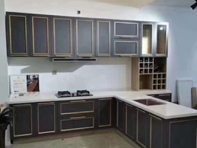 轻奢简约北欧款电视柜 铝合金茶几柜 现代时尚北欧款材料现货批发图3