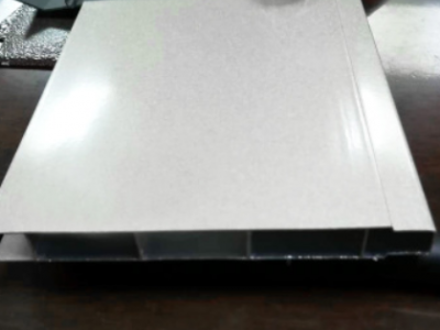 厂家现货双面扣板铝型材水曲柳木纹平面铝扣板型材加工定做图2