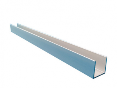 现货 铝合金U型收边条 木板玻璃固定U型卡槽 外墙装饰U形包边材料图3