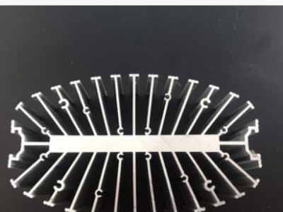 开模定制 LED灯具散热器铝型材cnc加工图2