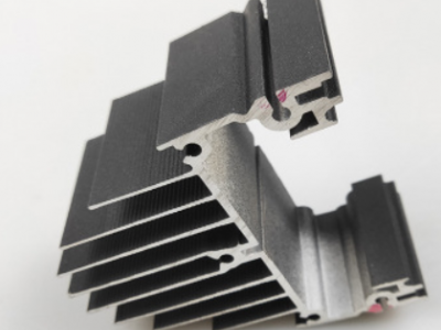 阳极氧化散热器铝型材 开模定做压铸铝合金 挤压加工铝合金型材图2