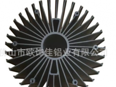 开模挤压照明太阳花铝型材 定制工业铝型材图3