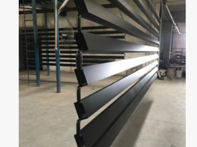 烤漆深灰色铝方管铝合金方管100*44*1*1.2*2mm幕墙铝方管铝扁通图2