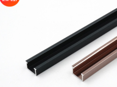 工厂直销支持定制各种规格墙板U型铝合金装饰线条 10x15U型槽图2