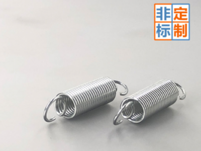 新亿隆英式钩拉伸弹簧不锈钢镀锌精密灯饰双钩强力拉簧 来样加工图2