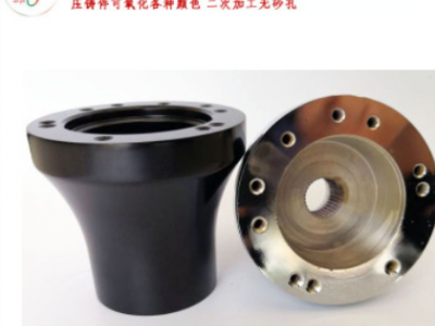 精密铝合金压铸件 后加工成品方向盘 抛光电镀加工无砂孔无麻点图2