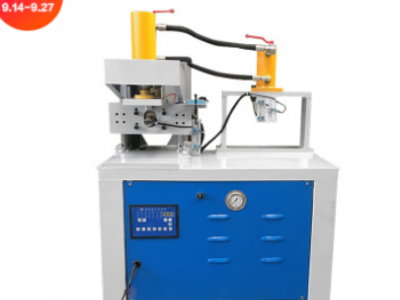 各型管材一次成型折90度液压切角组合机 不锈钢方管切断下料机图3