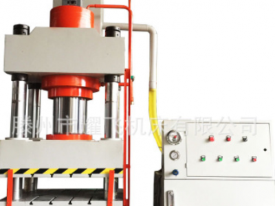 315吨三梁四柱液压机 315t不锈钢/铁板拉伸成型四柱油压机图2