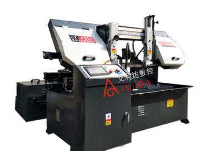 厂家直销 数控锯床全自动送料卧式金属带锯床4232铝材金属切割机图3