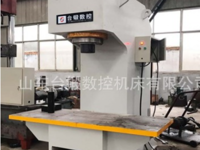 厂家定制100吨圆钢校直机 小型单臂液压校直机200吨单柱油压机图2