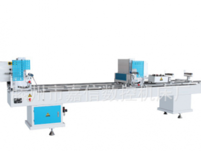 塑钢门窗双头下料锯 45度90度双角锯 PVC塑料型材平推切割机图3